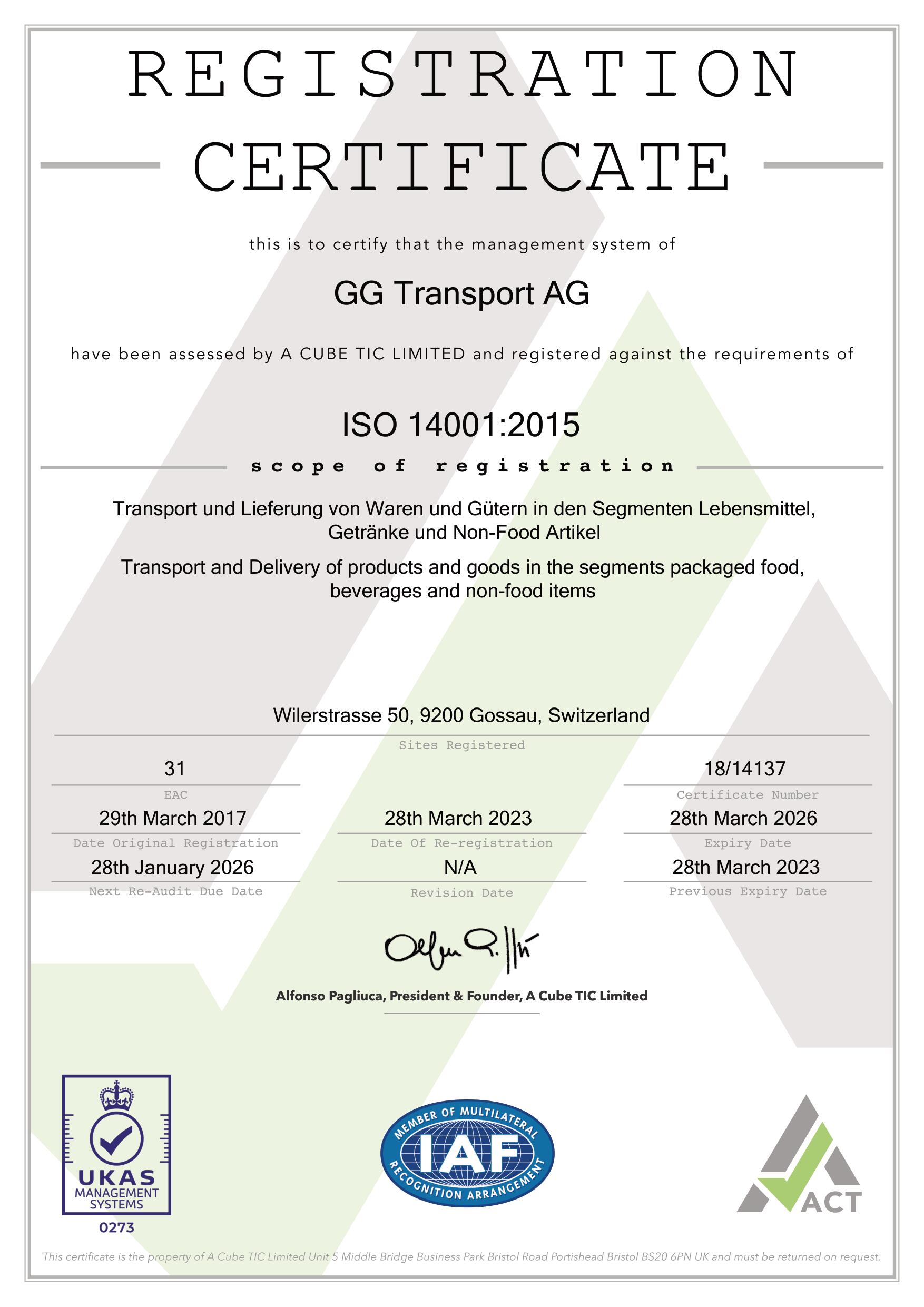 ISO 14001:2015