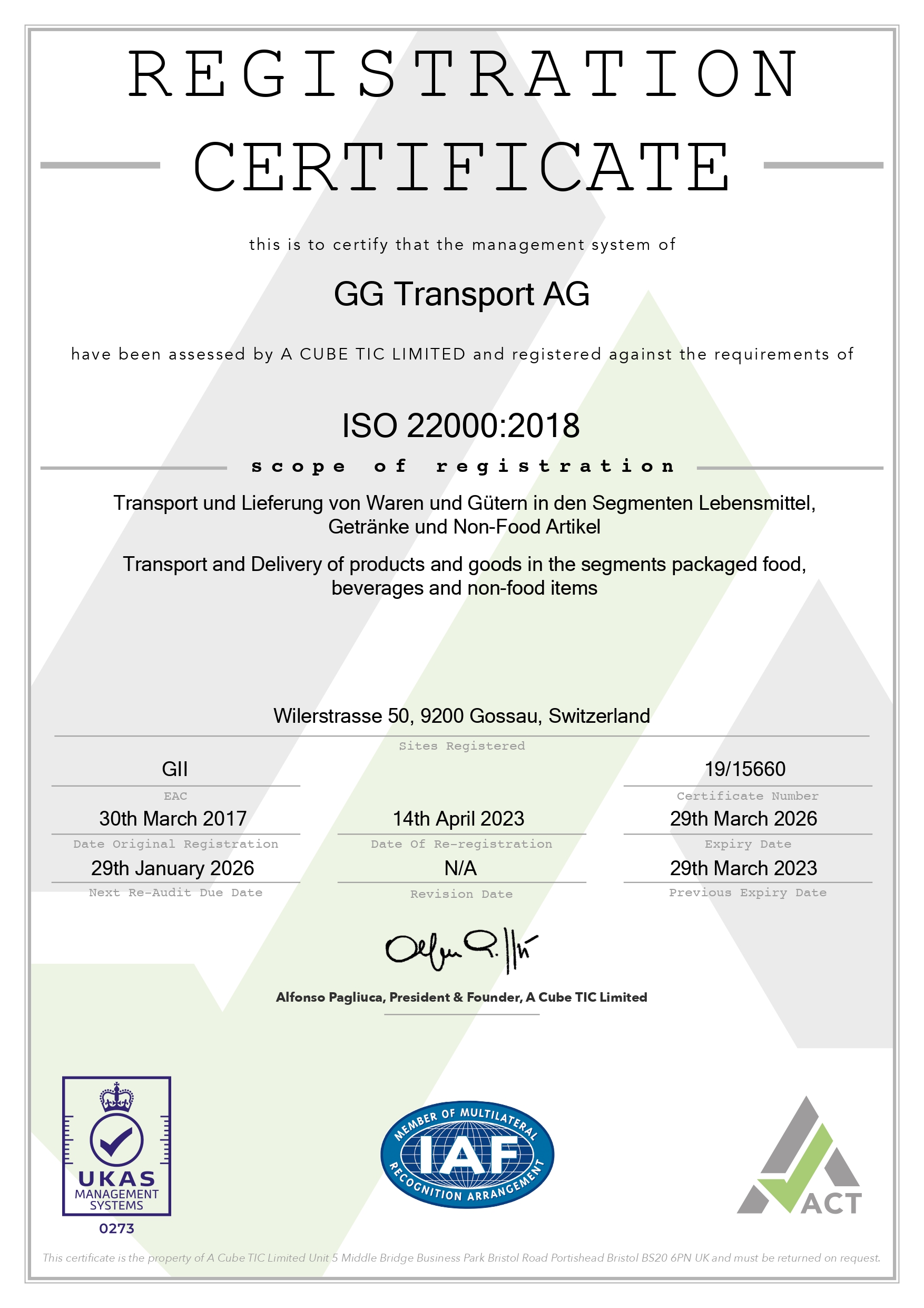 ISO 22000:2018